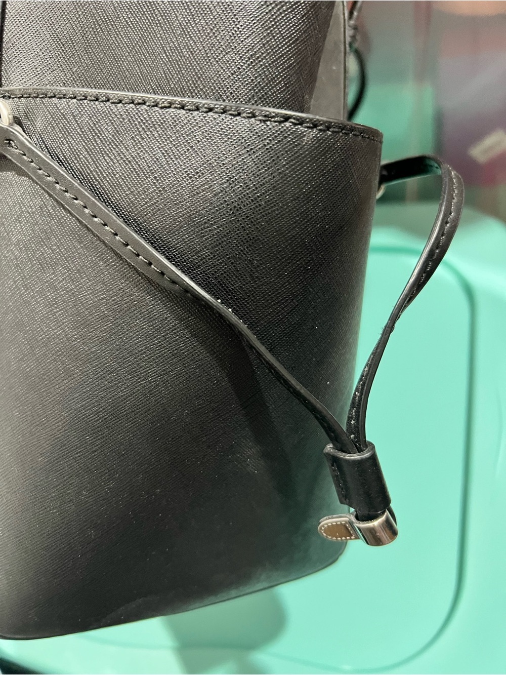 Black MK Michael Kors bag tote purse - Picture 8 of 16